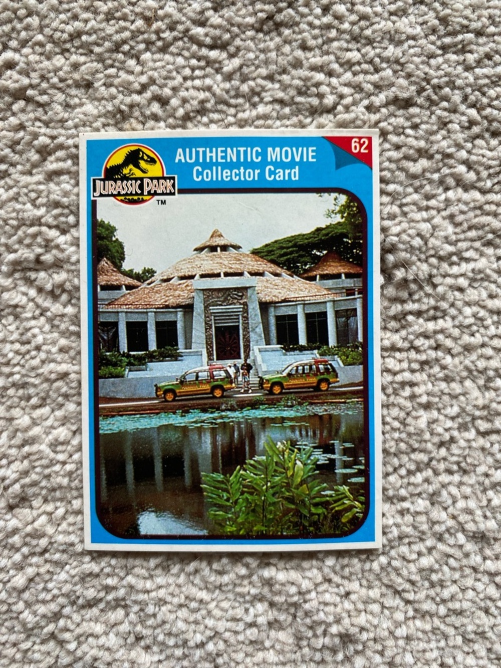 Vintage Jurassic Park Authentic Movie Collector Card